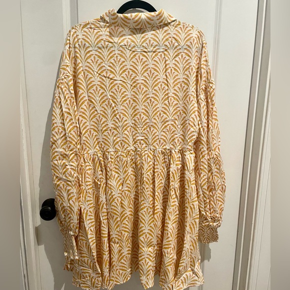 Red Dress Boutique - Yellow Print Shirt Dress - Picture 6 of 6